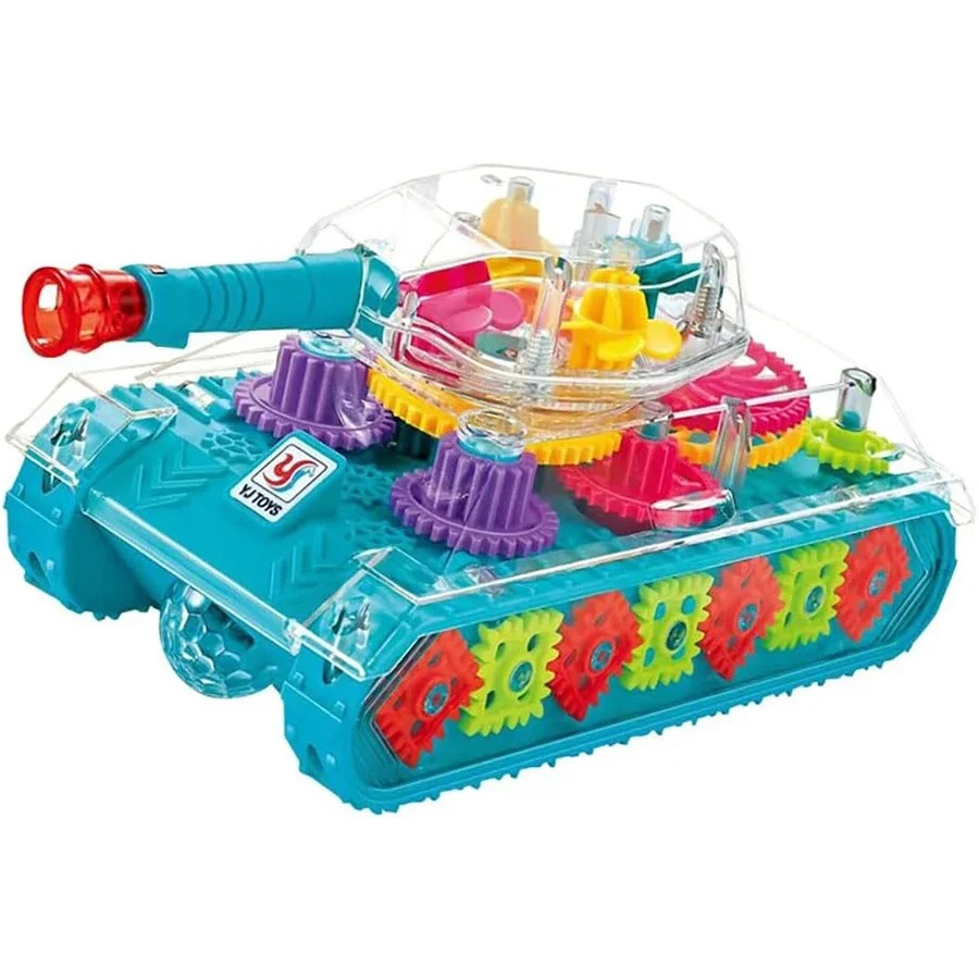 Car Toy Transparent Gear Police Car - Image 14