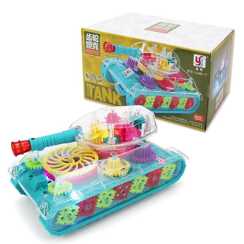 Car Toy Transparent Gear Police Car - Image 12
