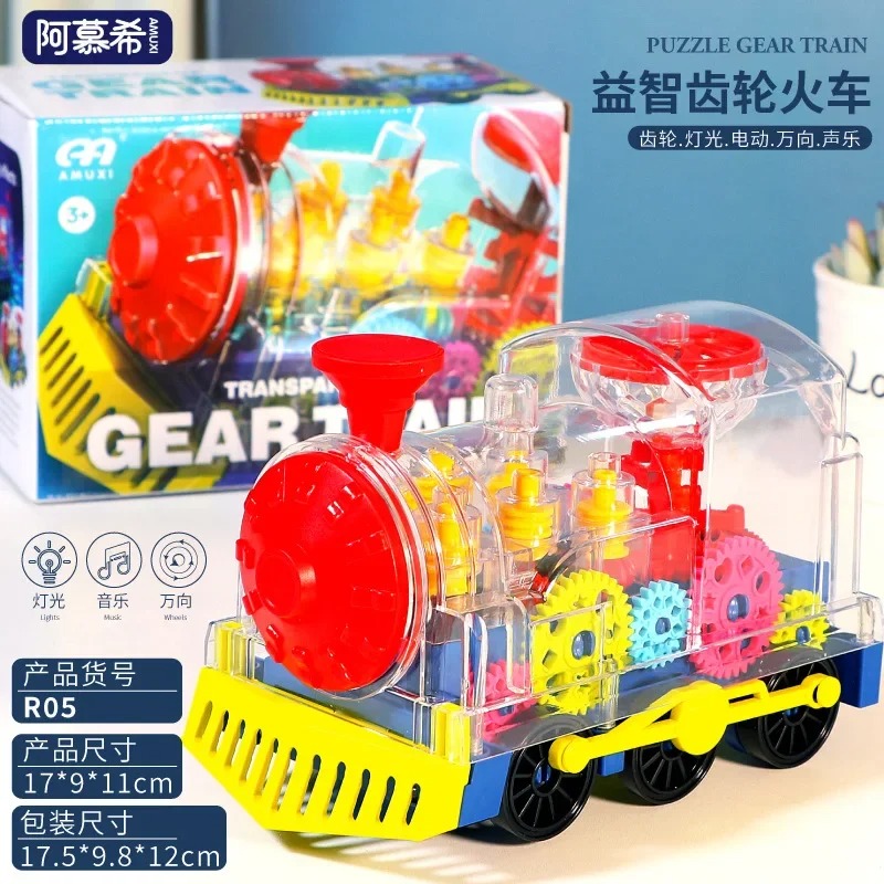 Car Toy Transparent Gear Police Car - Image 10