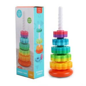 Montessori Rotating Rainbow Tower